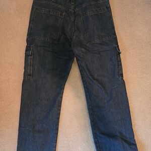Wrangler Dark Blue Cargo Jeans
